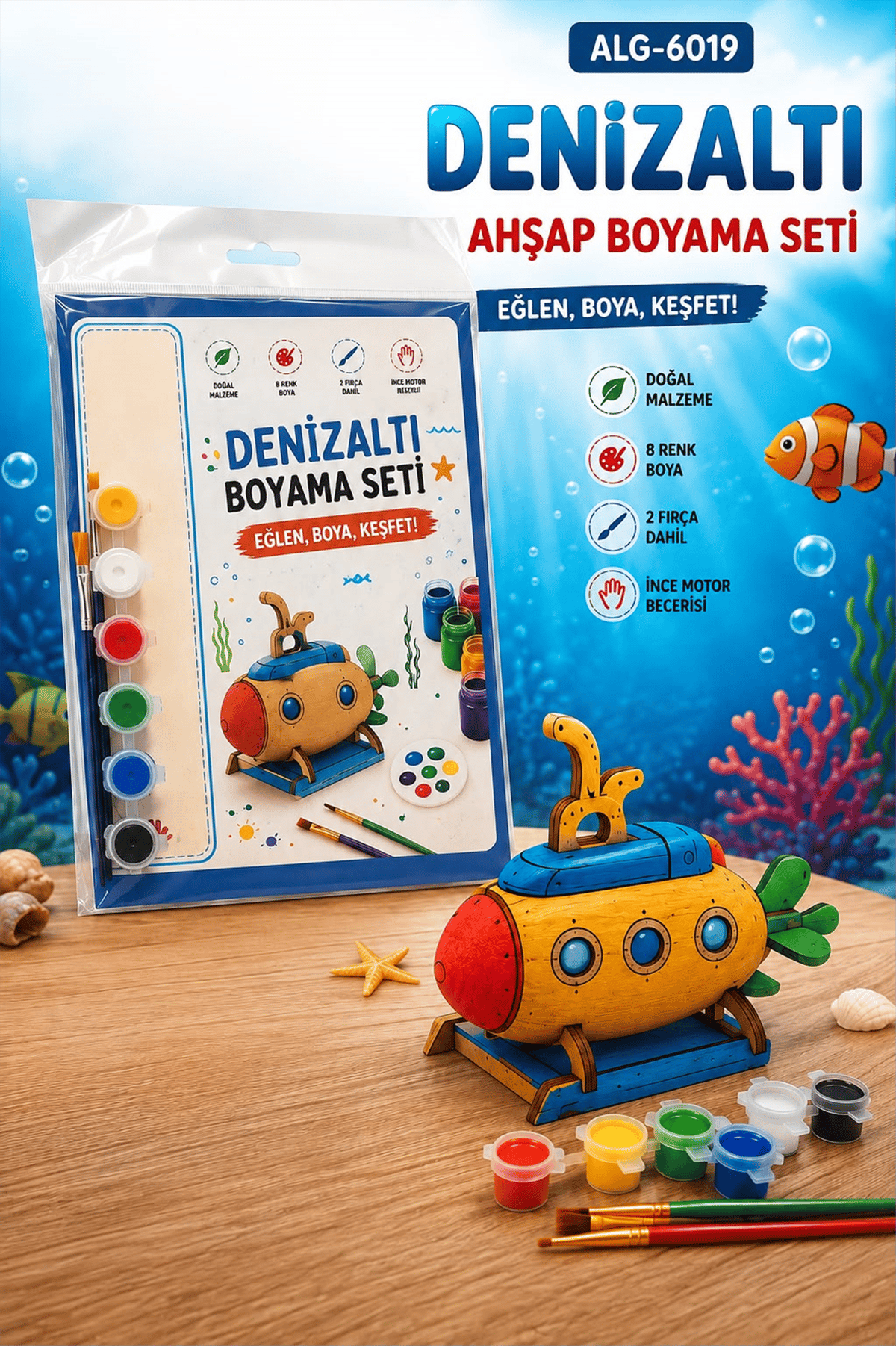 ALG-6019 DENİZALTI BOYAMA SETİ