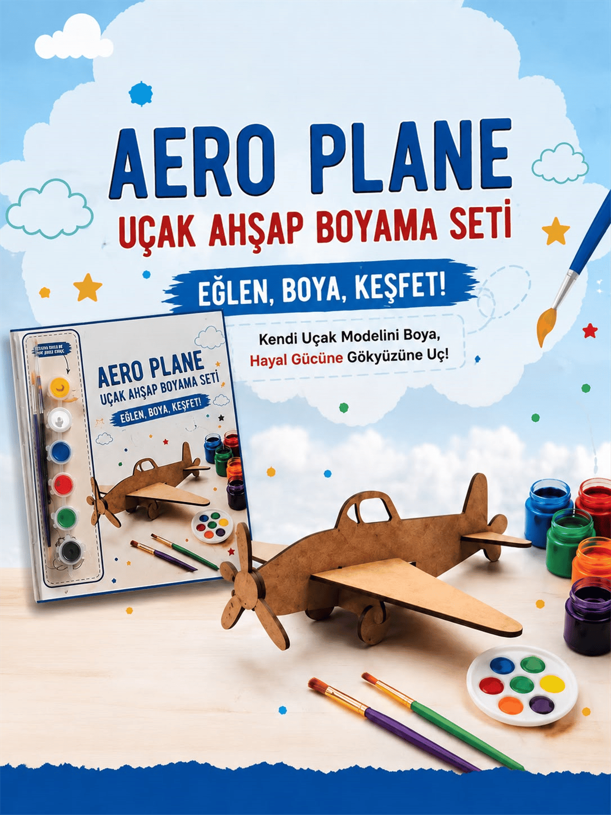 ALG-6020 AERO PLANE UÇAK BOYAMA SETİ 
