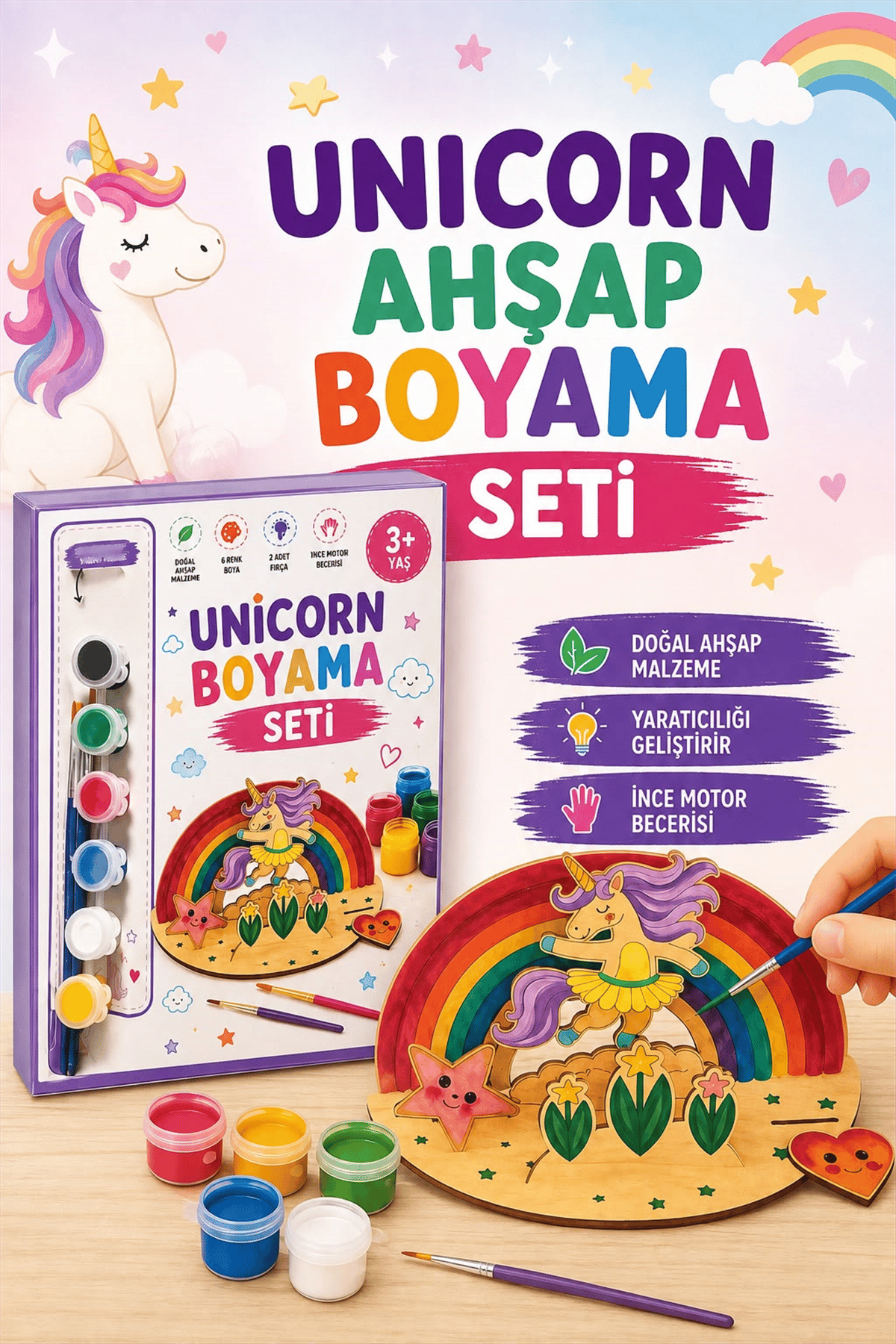 ALG-6024 UNICORN BOYAMA SETİ