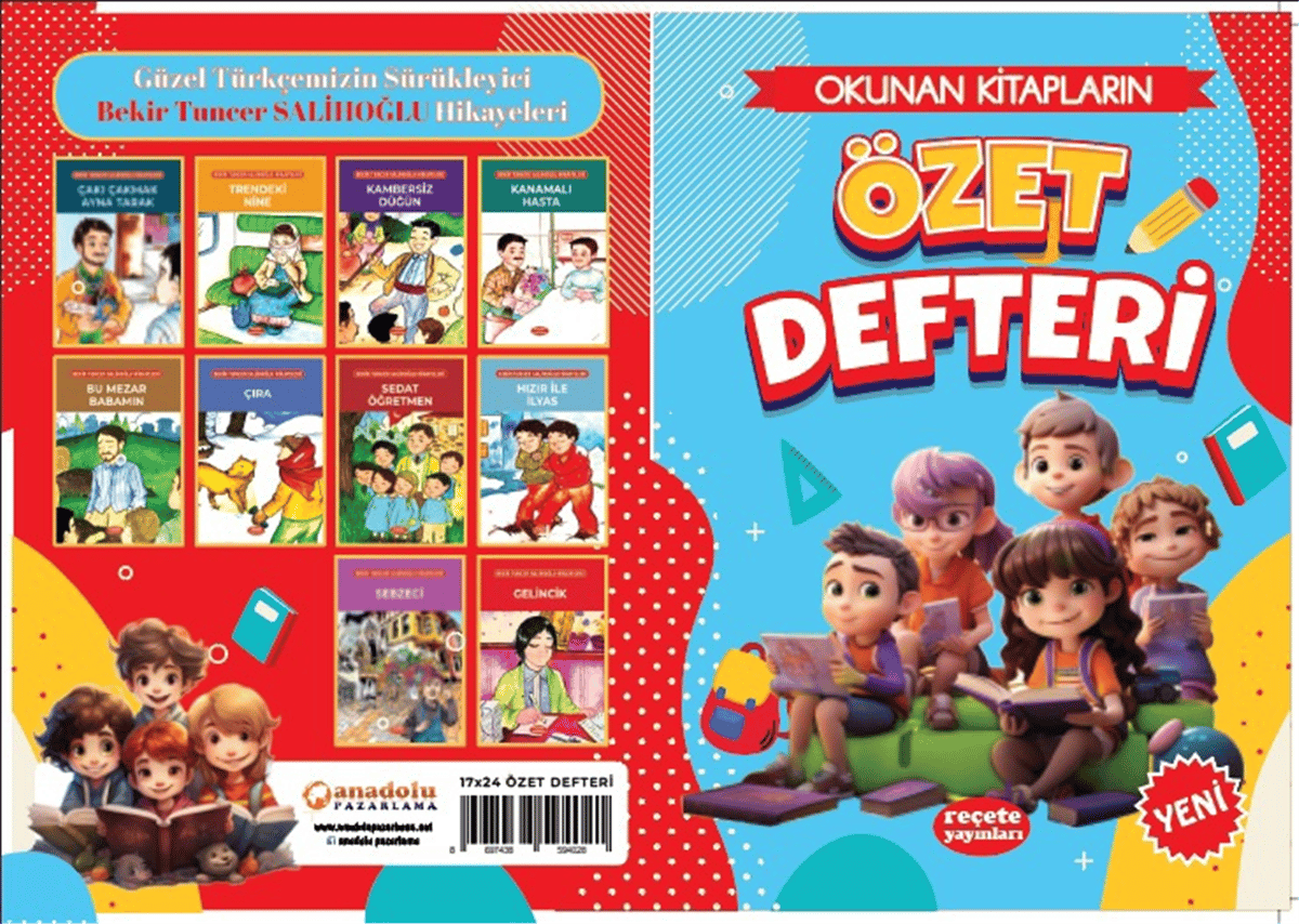 ANADOLU ÖZET DEFTERİ 17*24  12Lİ
