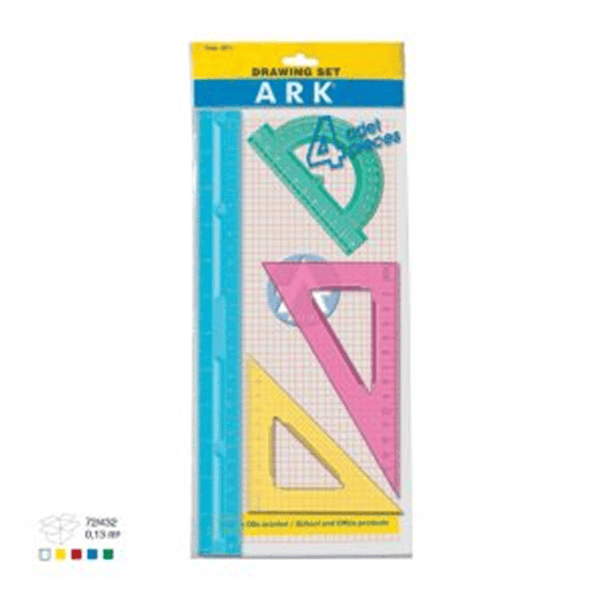 ARK 6000 KIRILMAZ FLEXİ 4 PARÇA 30 CM ÇİZİM SETİ 20 Lİ PK. *220