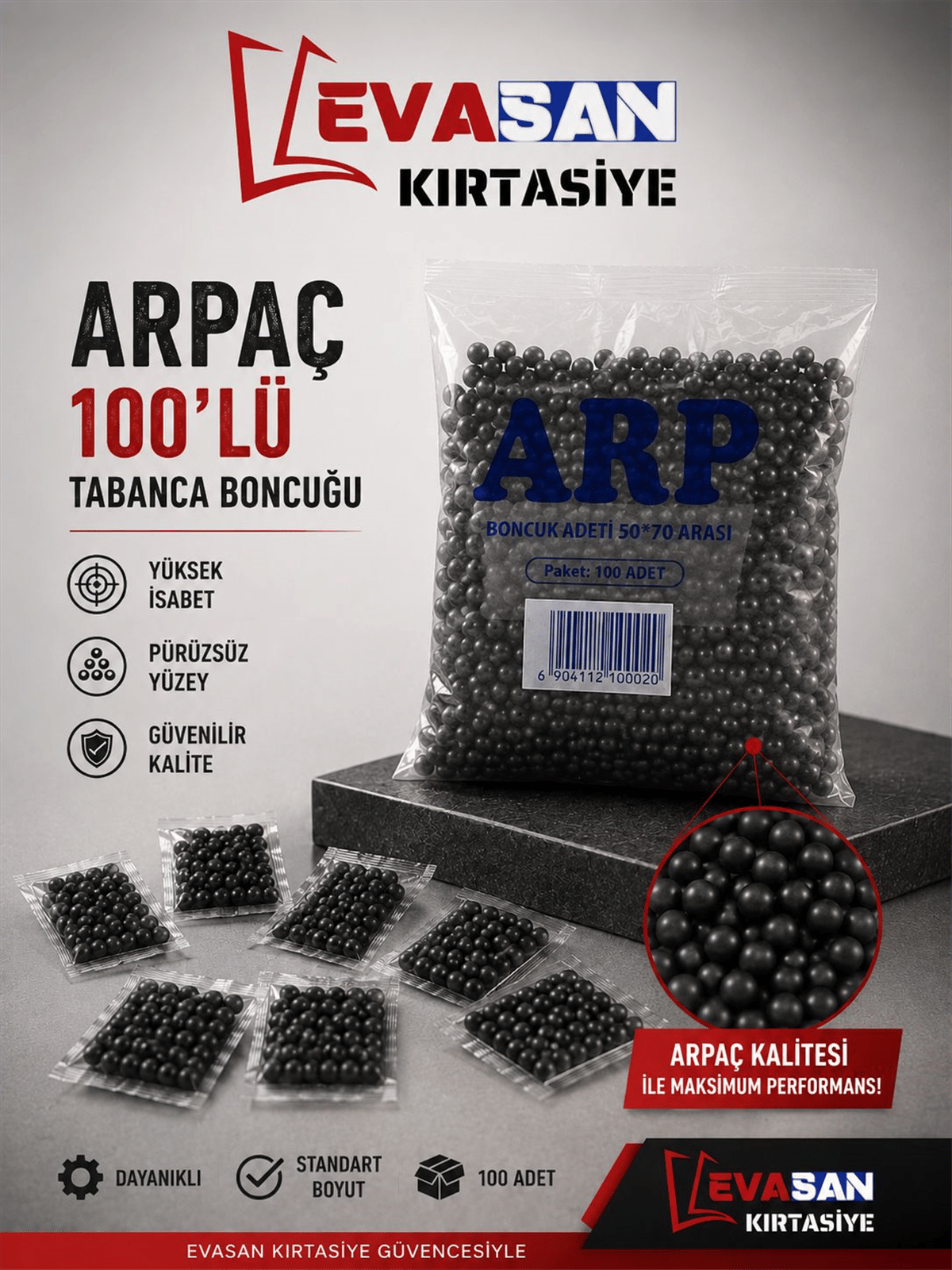 ARPAÇ TABANCA BONCUĞU 100 LÜ