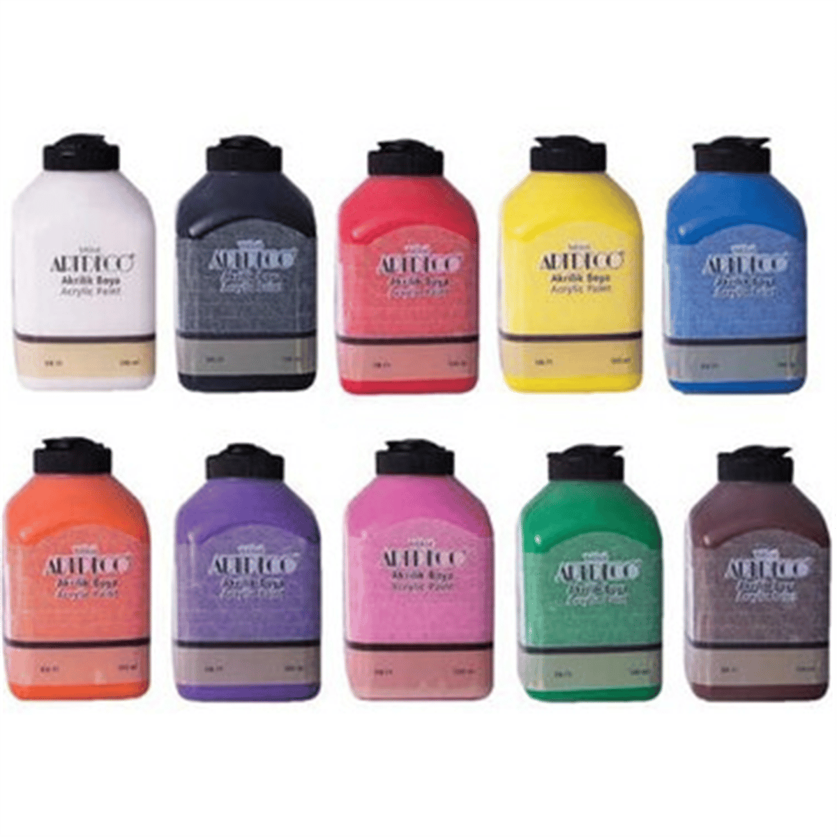 ARTDECO 50 ML. AKRİLİK BOYA 10 RENK PK:10 LU