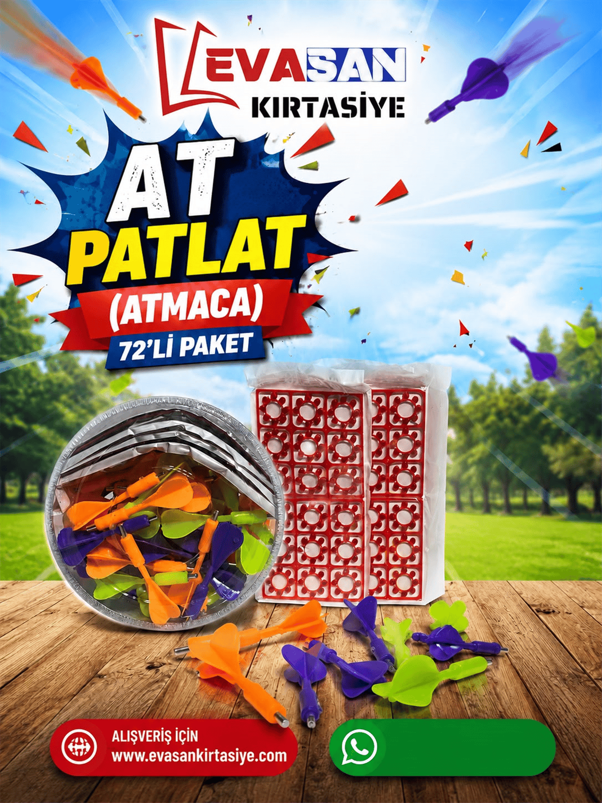 AT PATLAT (ATMACA) OYUNU PK:72 Lİ