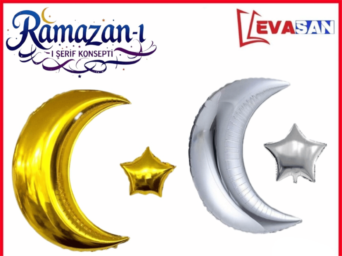 AY YILDIZ FOLYO BALON