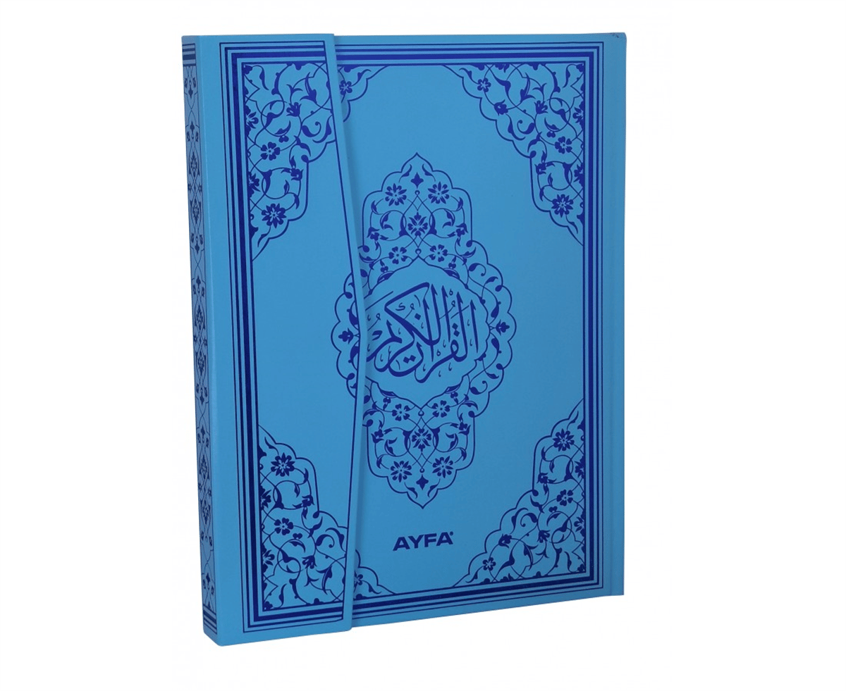 AYFA 125 RENKLİ MÜHÜRLÜ KURAN-I KERİM CAMİ BOY