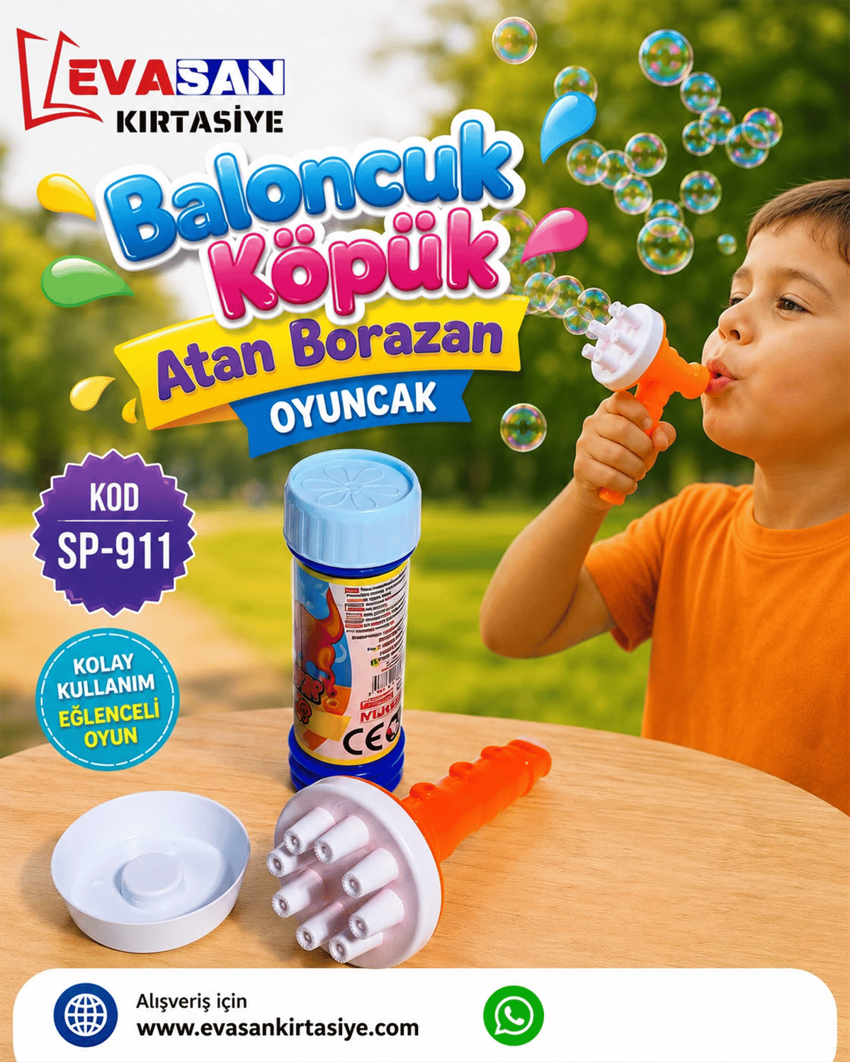 BALONCUK KÖPÜK ATAN BORAZAN OYUNCAK