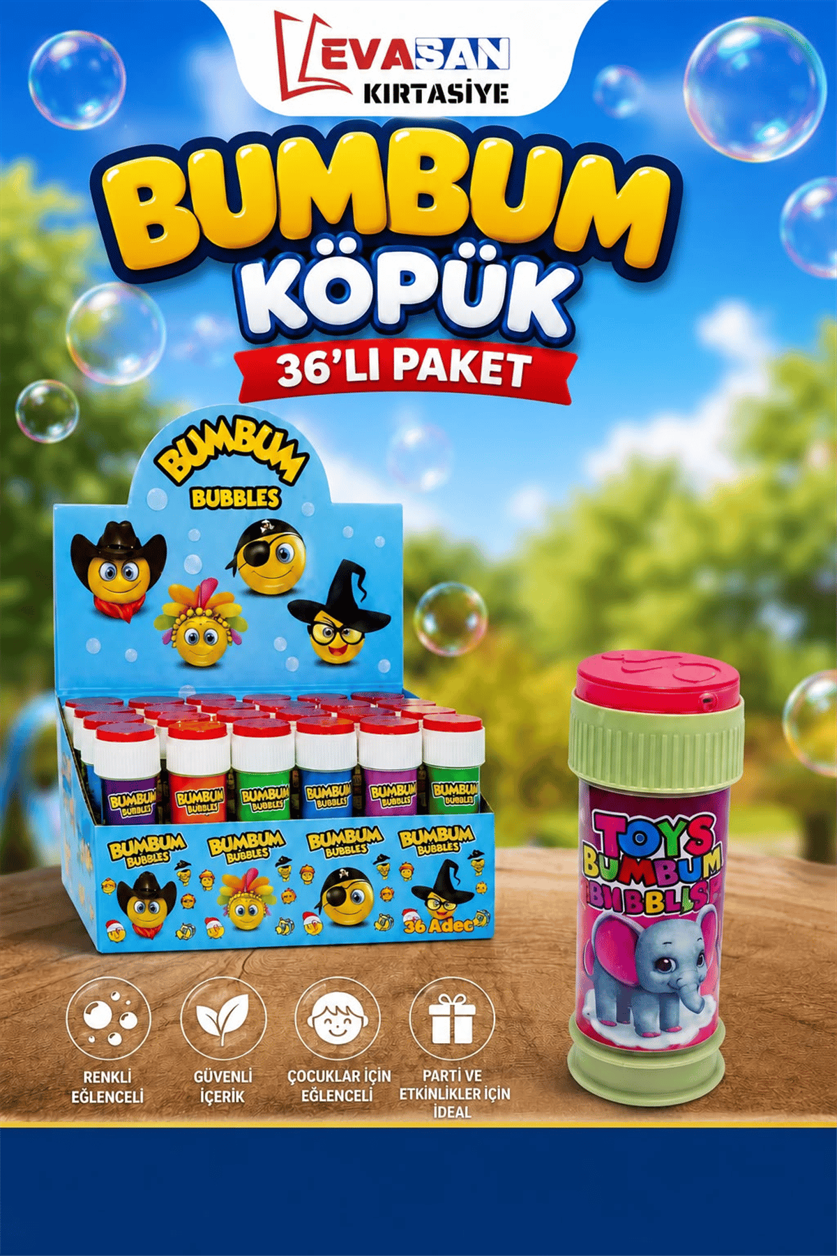BUMBUM KÖPÜK ÜFLEME 36 LI *288