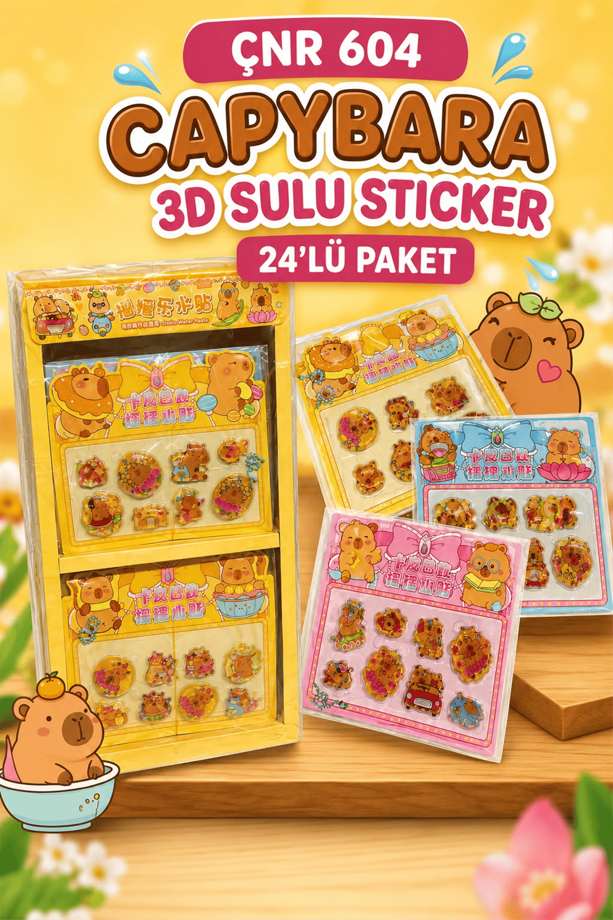 ÇNR 604 SULU STİCKER 24 LÜ PK. *960