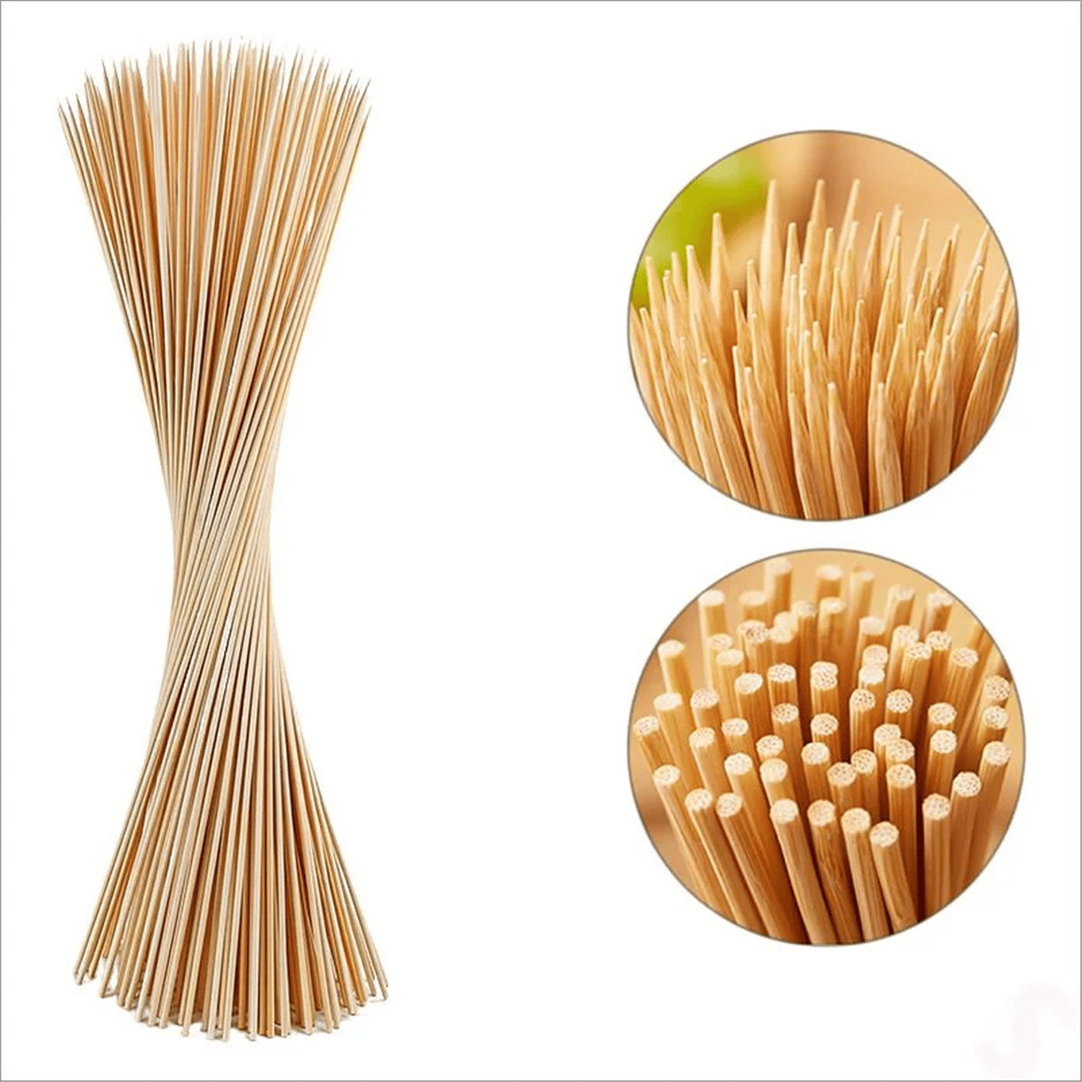 ÇÖP ŞİŞ BAMBU 25 CM. 100 LÜ PK *200