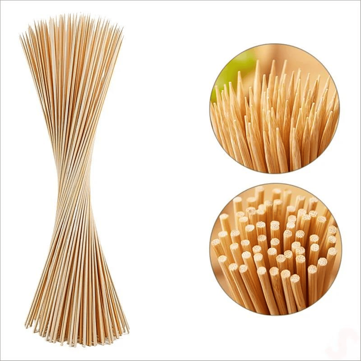 ÇÖP ŞİŞ BAMBU 30 CM. 100 LÜ PK *200