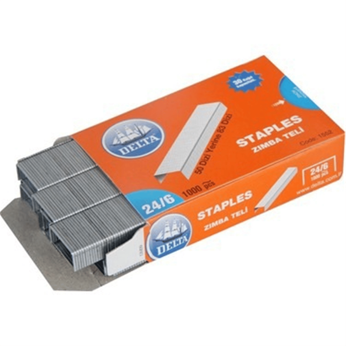 DELTA 1552  ZIMBA TELİ 24/6 BEYAZ PK:10 LU *250