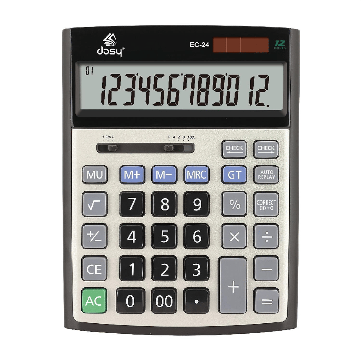 DOSY EC-24 HESAP MAKİNESİ 12 HANELİ 