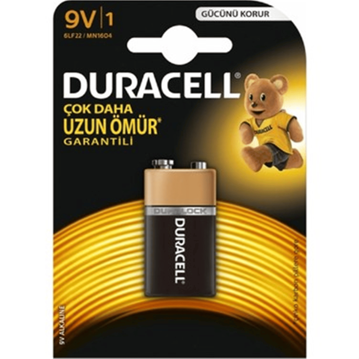 DURACEL 9 VOLT PİL