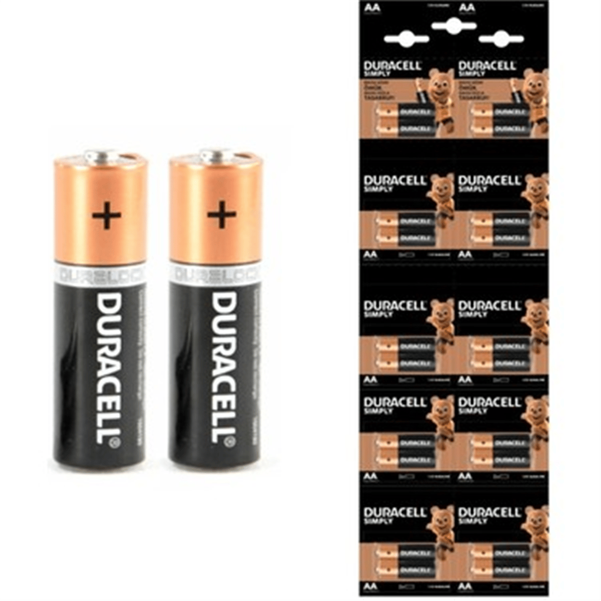 DURACELL İNCE PİL 20 Lİ KART