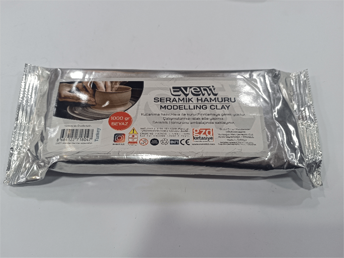 EVENT DOĞAL KİL 1000 GR BEYAZ