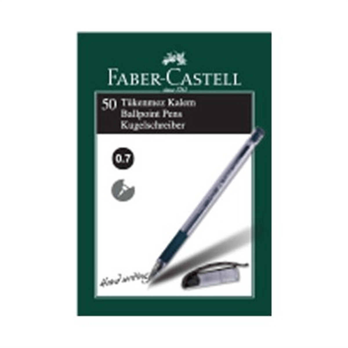 FABER 1425 TÜKENMEZ KALEM SİYAH 50 Lİ