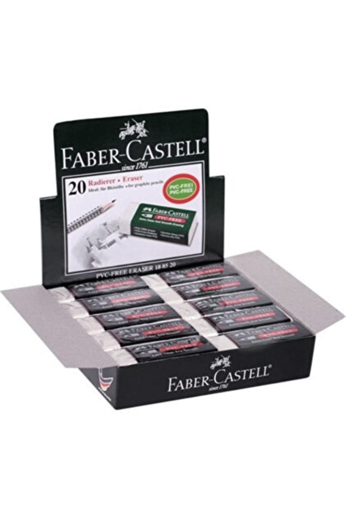FABER 188539 BEYAZ SİLGİ 7085/20 PK:20 Lİ