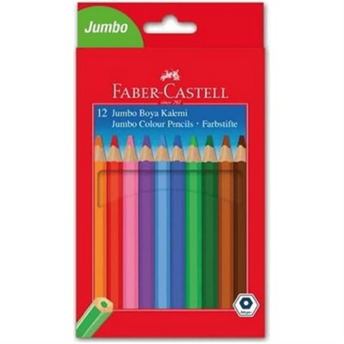 FABER CASTEL JUMBO KURU BOYA 12 Lİ