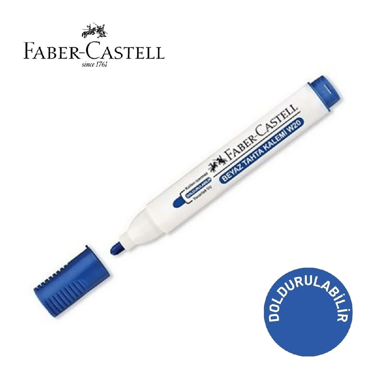 FABER CASTELL TAHTA KALEMİ W20 10 LU PK. MAVİ