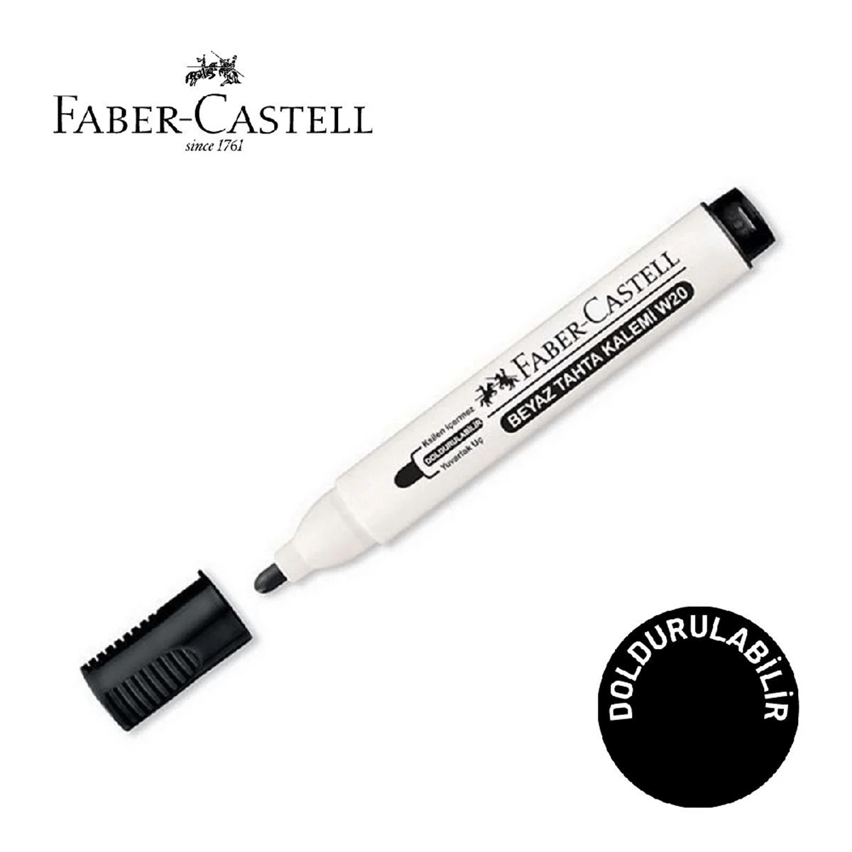 FABER CASTELL TAHTA KALEMİ W20 10 LU PK. SİYAH
