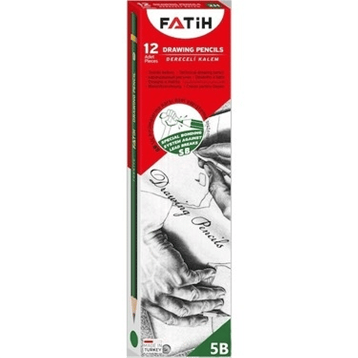 FATİH DERECELİ KALEM 5B 12 Lİ *144