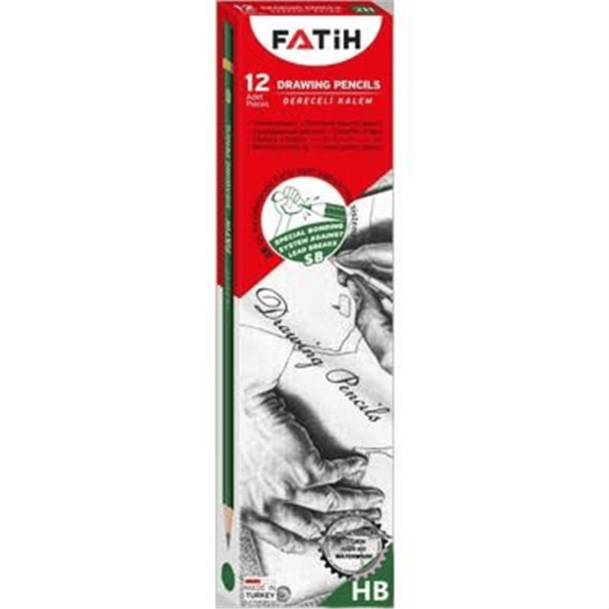 FATİH DERECELİ KALEM HB 12Lİ *144