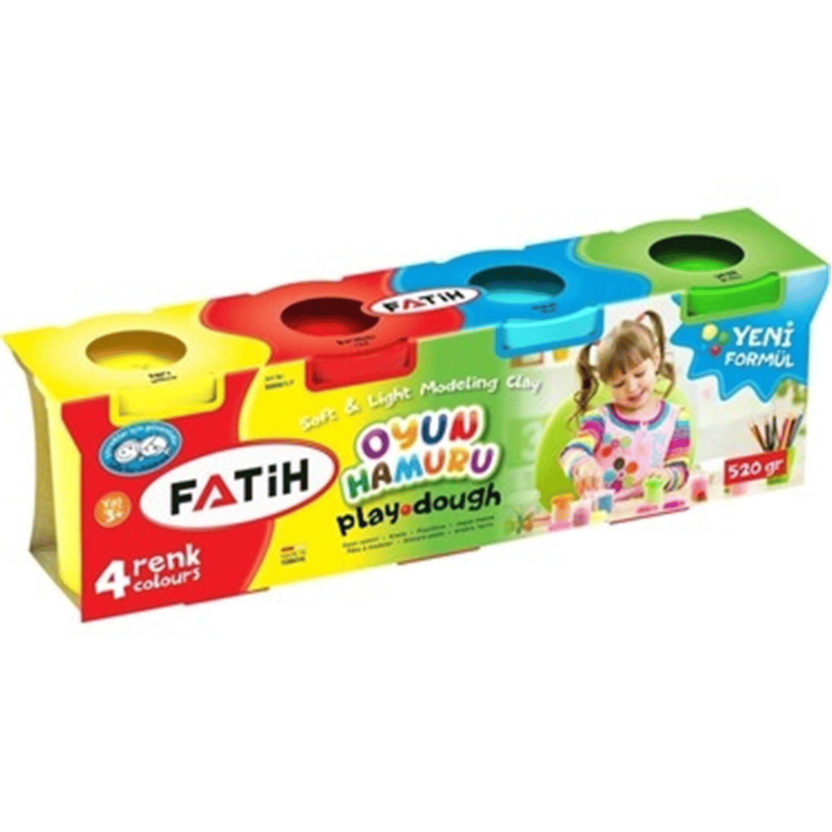 FATİH OYUN HAMURU 4 RENK *48