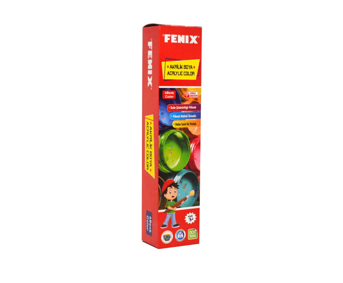 FENİX FN201  6LI AKRİLİK BOYA