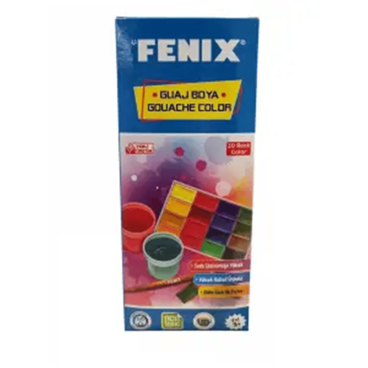 FENİX FN56 GUAJ BOYA ASKILI  12*25 ml *30