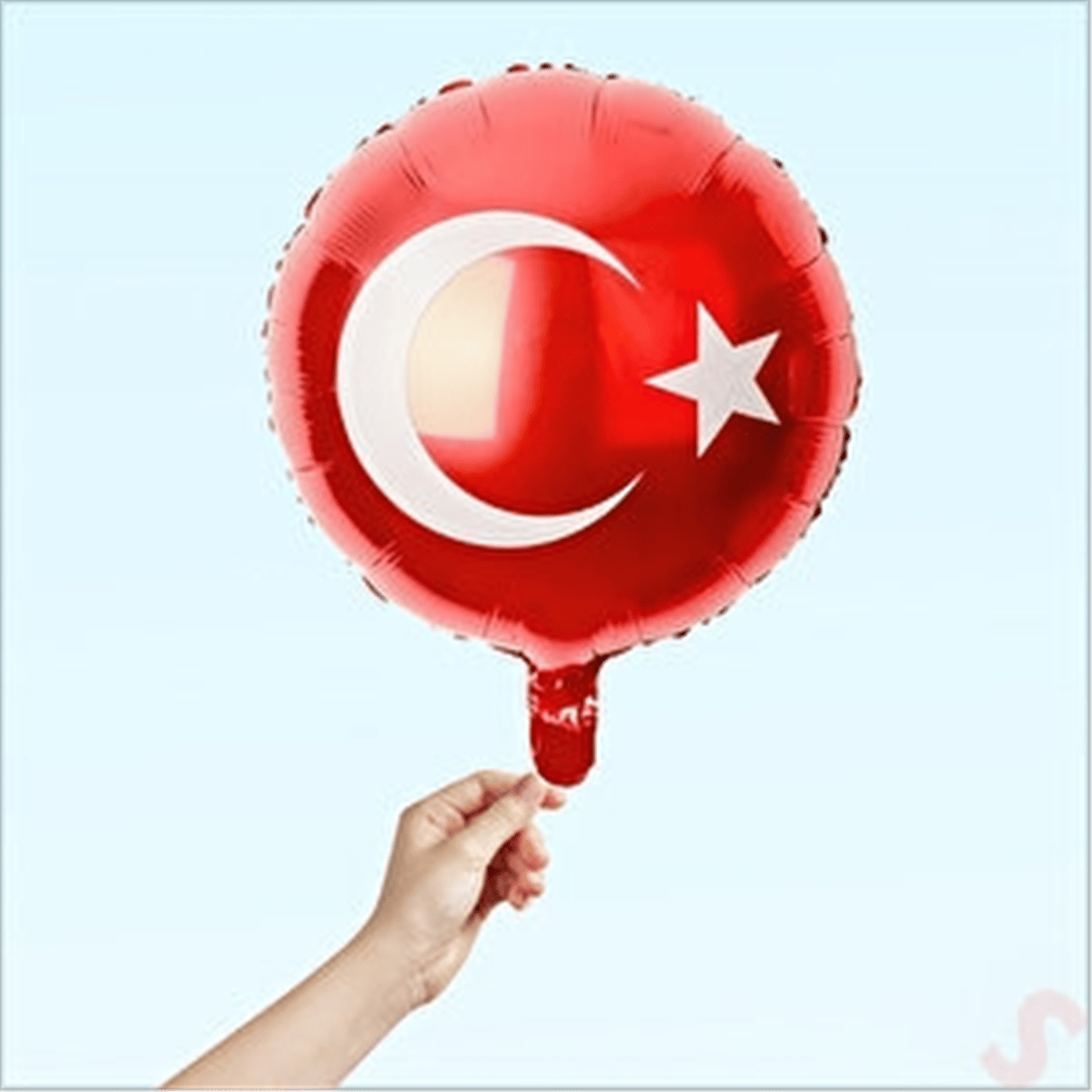 FOLYO BALON 18 İNÇ YUVARLAK TÜRK BAYRAĞI