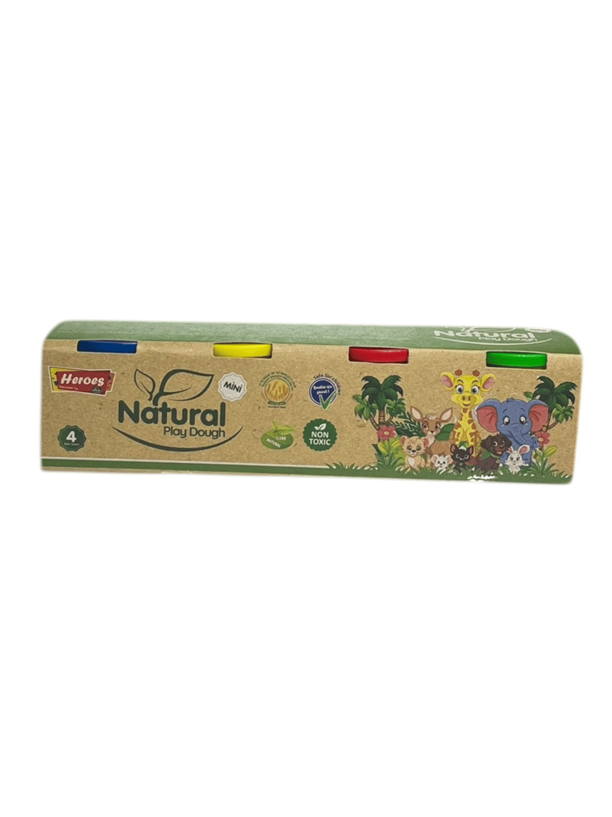 HEROES NATURAL ERN-005 4 LÜ MİNİ OYUN HAMURU