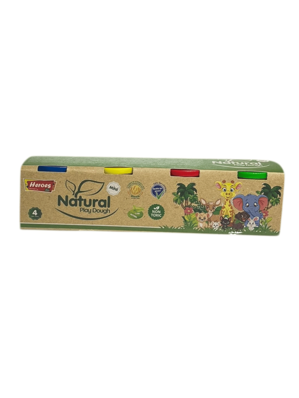 HEROES NATURAL ERN-005 4 LÜ MİNİ OYUN HAMURU
