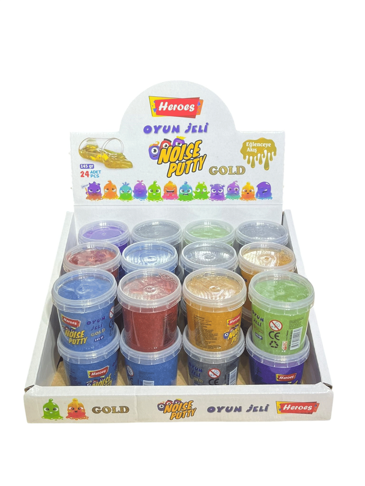 HEROES SLM-906 145 GR METALİK OYUN JELİ PK:24 Lİ *96