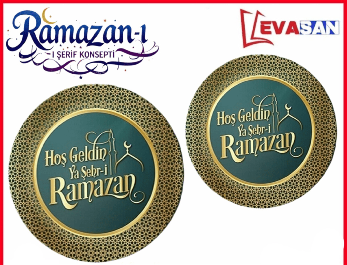 HOŞGELDİN RAMAZAN 8 Lİ KARTON TABAK