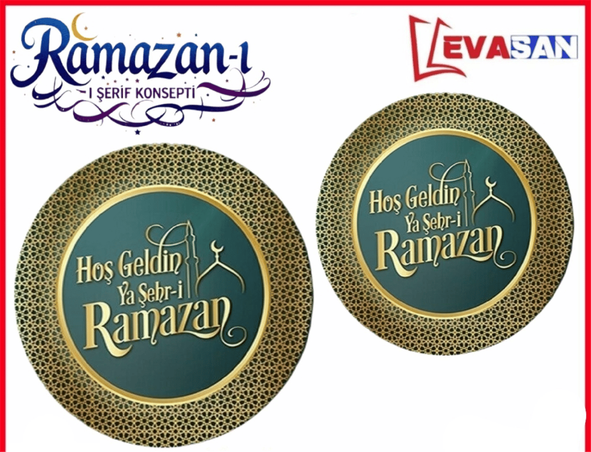 HOŞGELDİN RAMAZAN 8 Lİ KARTON TABAK
