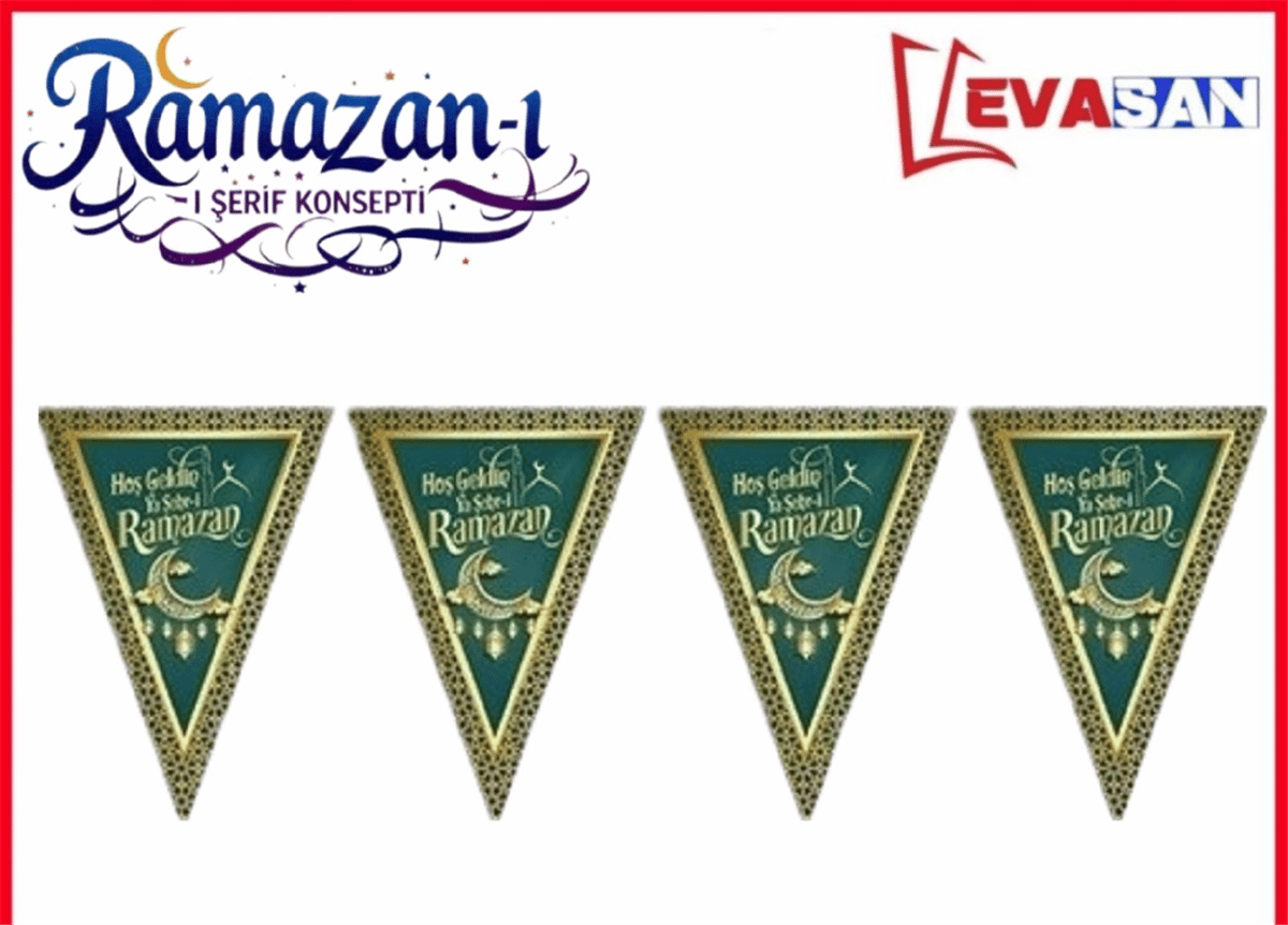 HOŞGELDİN RAMAZAN ÜÇGEN FLAMA