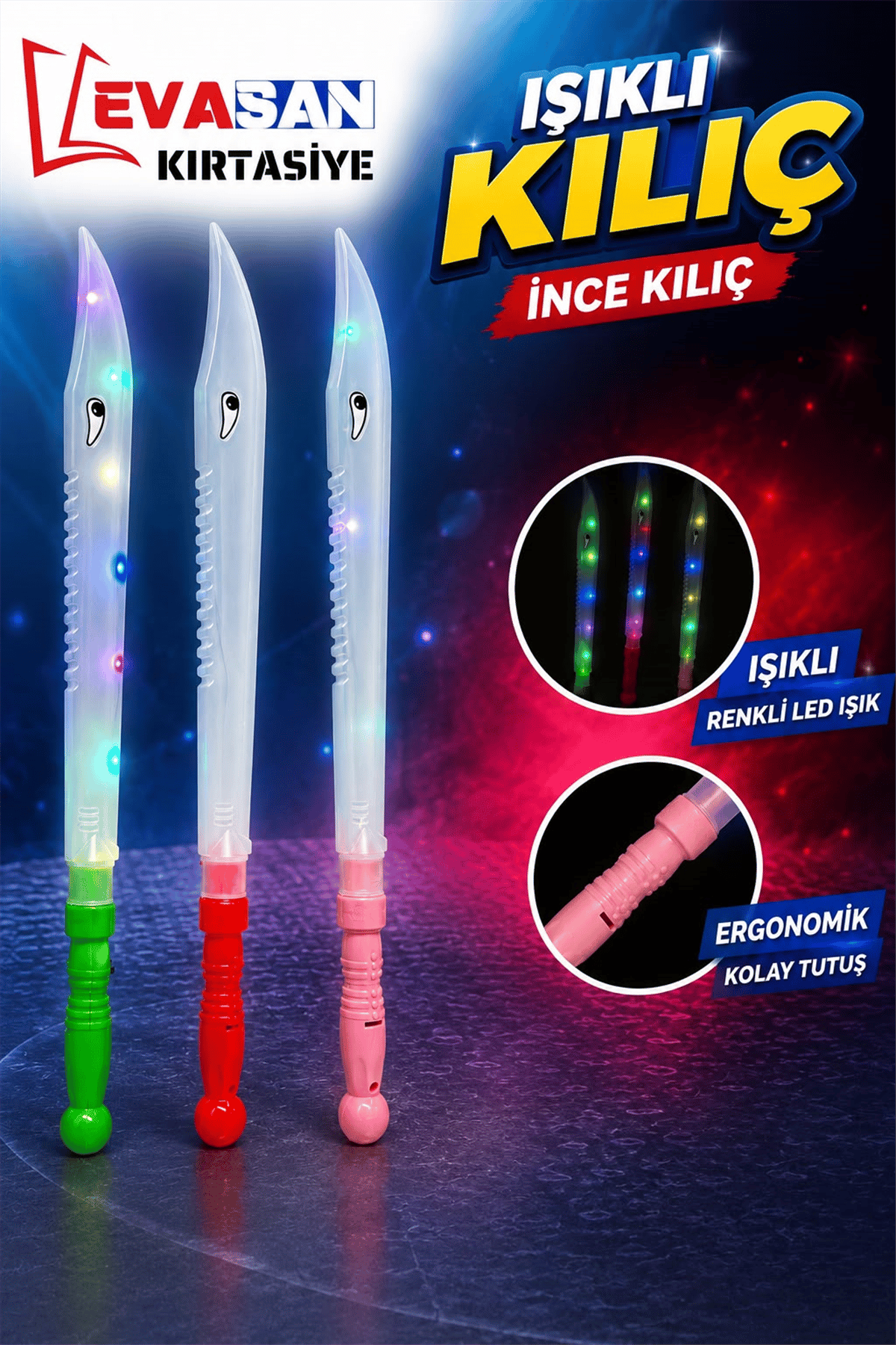 IŞIKLI KILIÇ 45 CM
