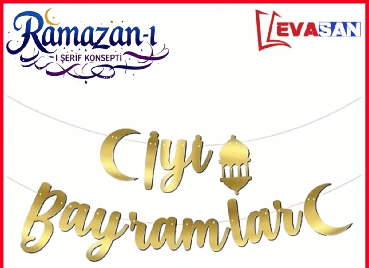 İYİ BAYRAMLAR KALİGRAFİ BANNER