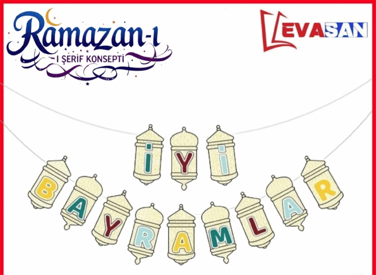 İYİ BAYRAMLAR KARTON BANNER