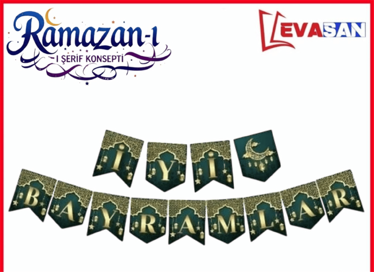 İYİ BAYRAMLAR ZİKZAK BANNER