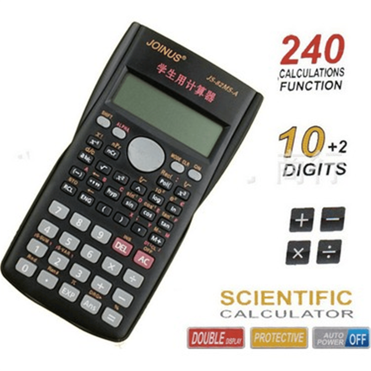 JE-82MS-C FONKSİYONLU HESAP MAKİNESİ 