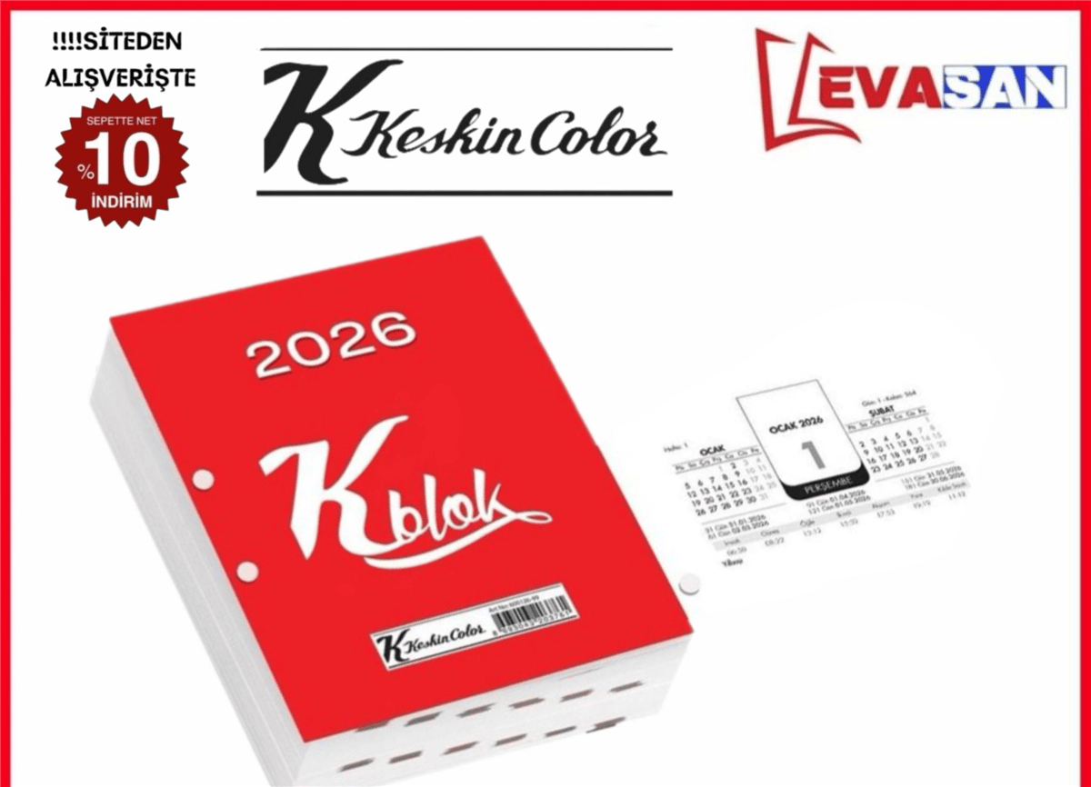 KESKİN 2026 MASA TAKVİMİ 