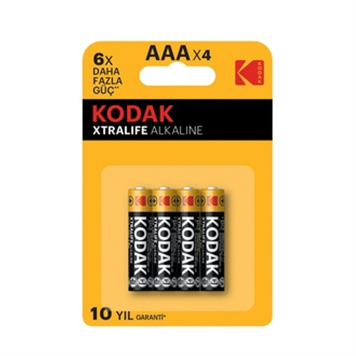 KODAK İNCE PİL AAA*4 10LU