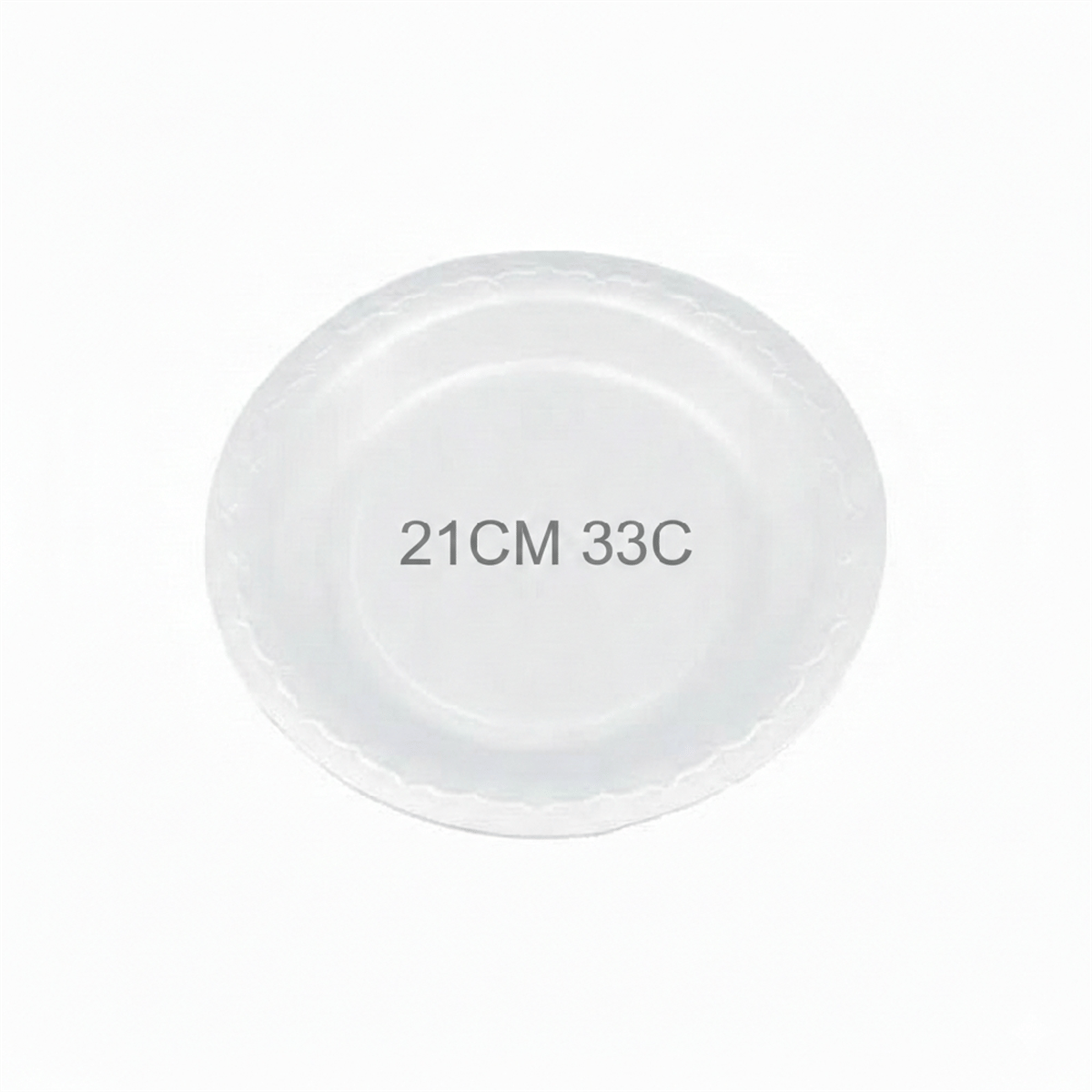 KÖPÜK TABAK 21cm 33C 100 LÜ PK. *1000