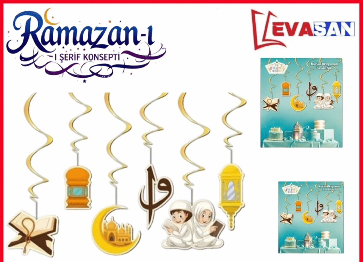 KURAN OKUYORUM 6 LI TAVAN SÜS
