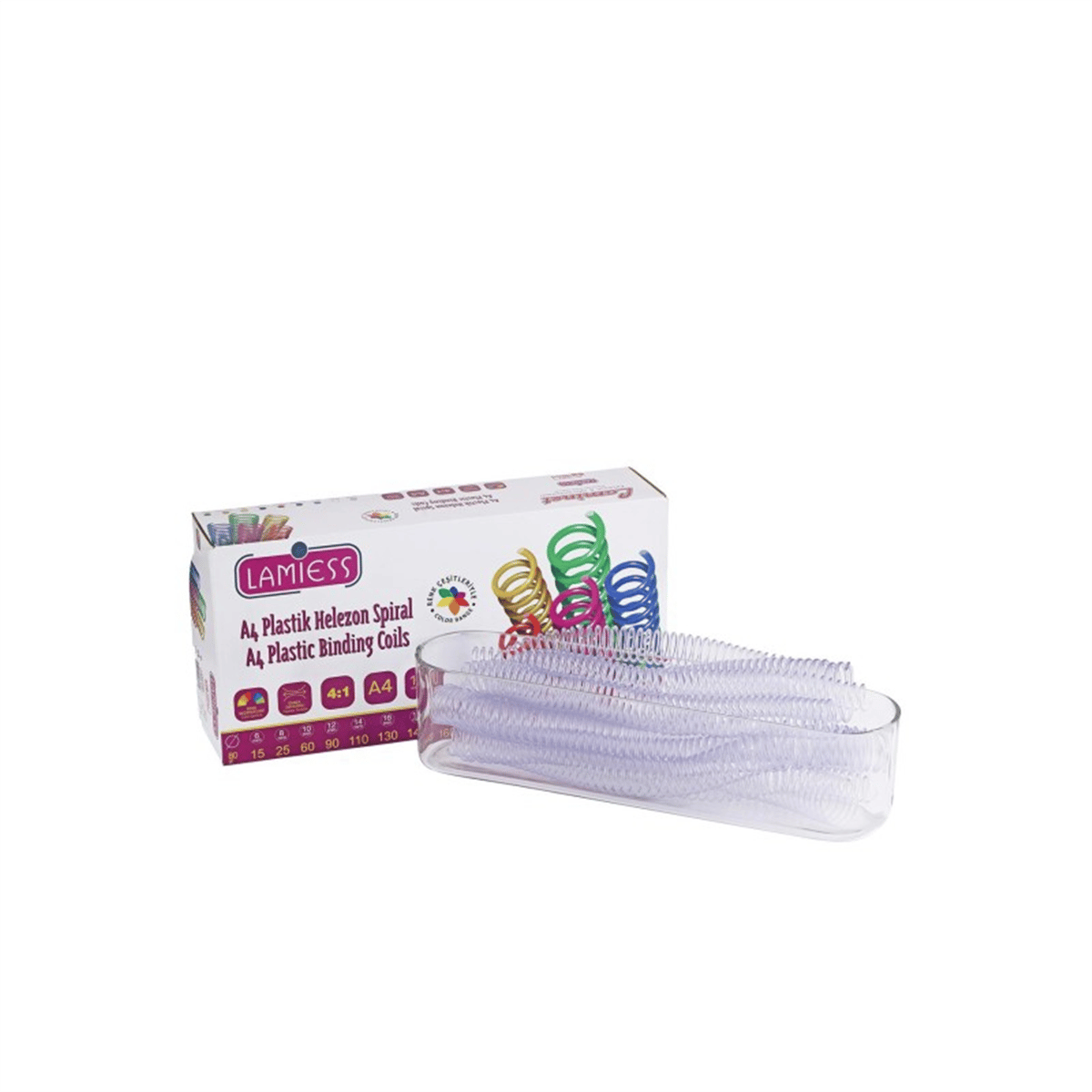 LAMİESS  18 MM 4:1 HELEZON SPİRAL 100 LÜ PK