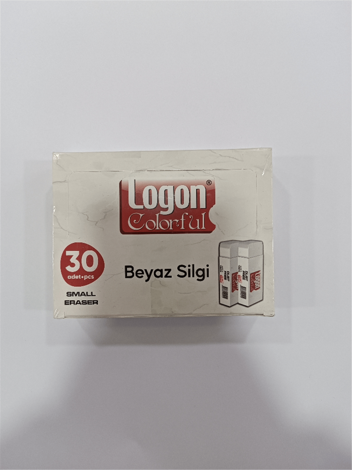 LOGON SUPER SOFT BEYAZ SİLGİ 30LU *30