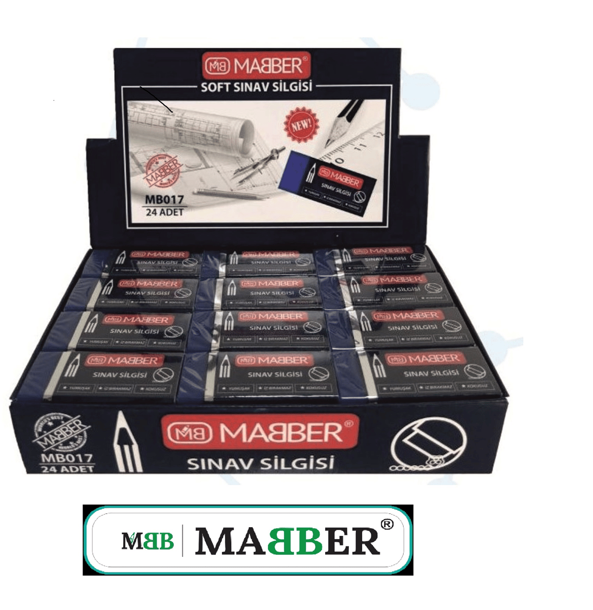 MABER MS-17 SINAV SİLGİSİ 24 LÜ *30