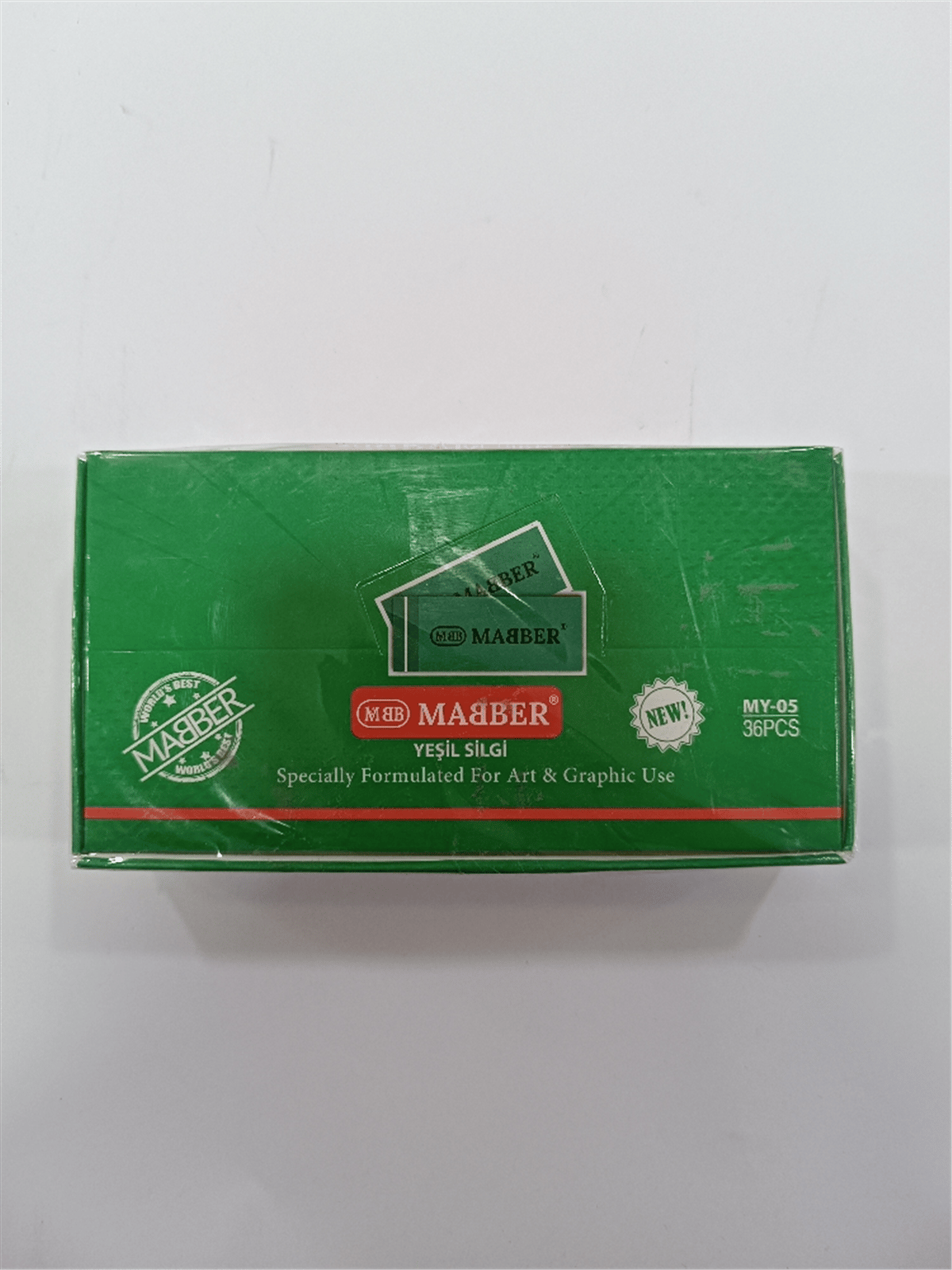 MABER-MY05 YEŞİL SİLGİ 36 LI 1080*30